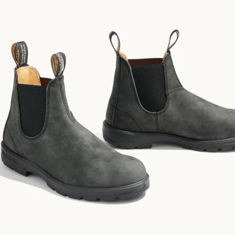 Blundstone Rustic Black Chelsea Boots